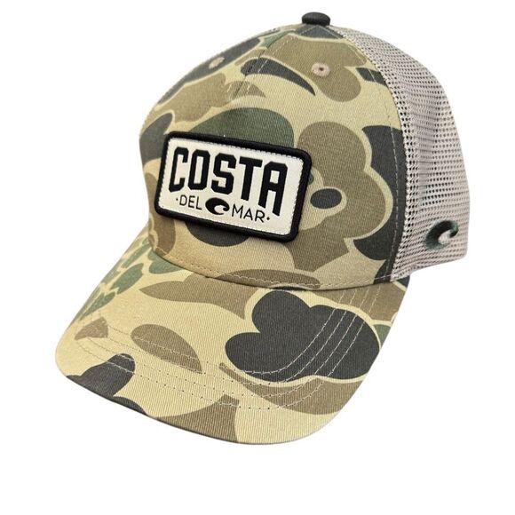 Costa Del Mar Camo Duck Trucker Hat - One Size - Picture 6 of 8
